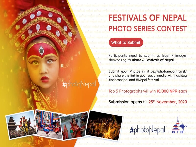 Nepal Tourism Board Announces Photo Series Contest “Festivals of Nepal”