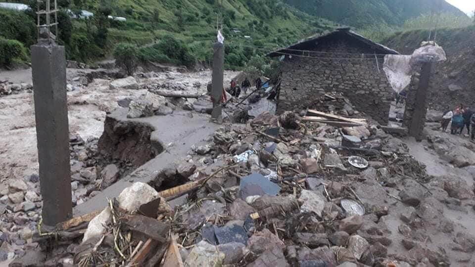 Floods And Landslides Monsoon Rainfalls Nepal