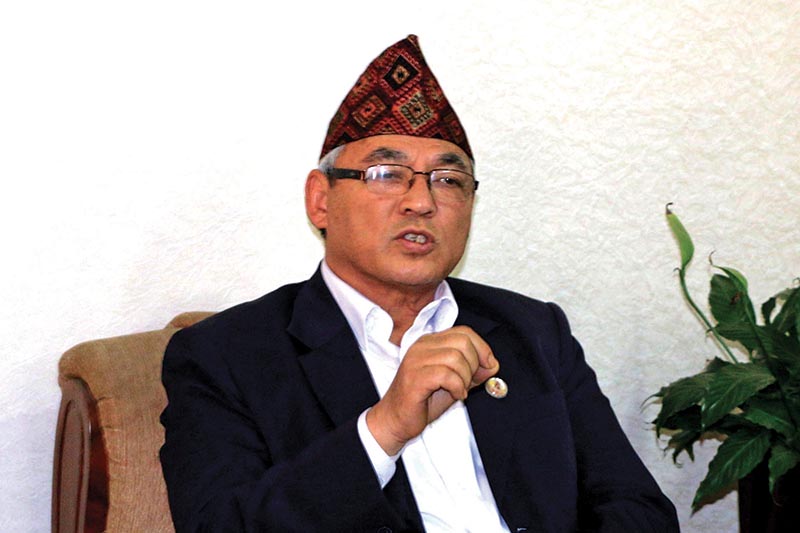 Home Minister Ram Bahadur Thapa