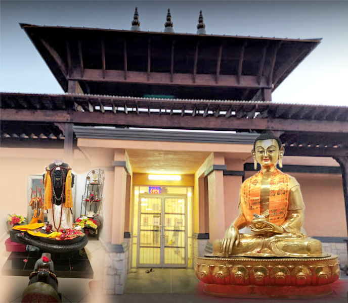 Shree Pashupatinath and Buddha Mandir in USA