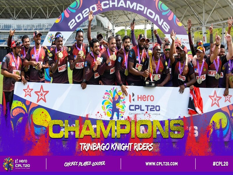 CPL 2020: Knight Riders Smash St Lucia to Win Title for Fourth Time!