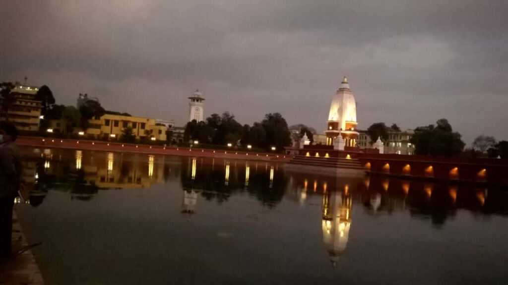Inaugurates Historical Pond Ranipokhari