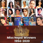 Miss Nepal Beauty Pageant Winners 1994-2020