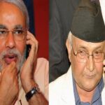 Nepali and Indian Prime Ministers