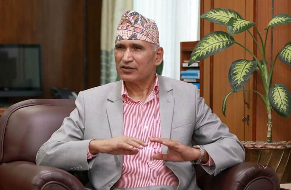 Nepali Finance Minister Bishnu Prasad Paudel