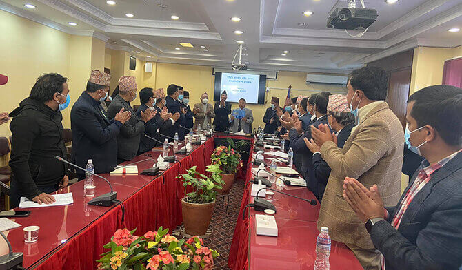 Nepal Minister Barshaman Pun Unveiled National Water Resources Policy