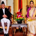 Nepali Prime Minister KP Sharma Oli and President Bidya Devi Bhandari