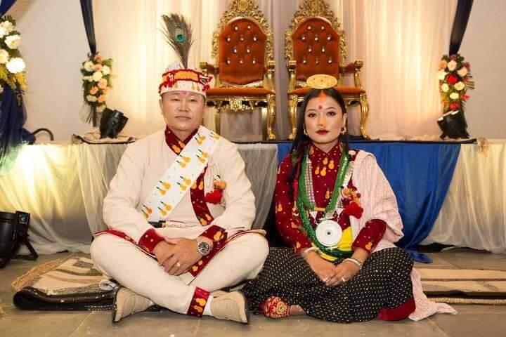 Marriage of Chief Minister Sherdhan Rai with Jangmu Sherpa