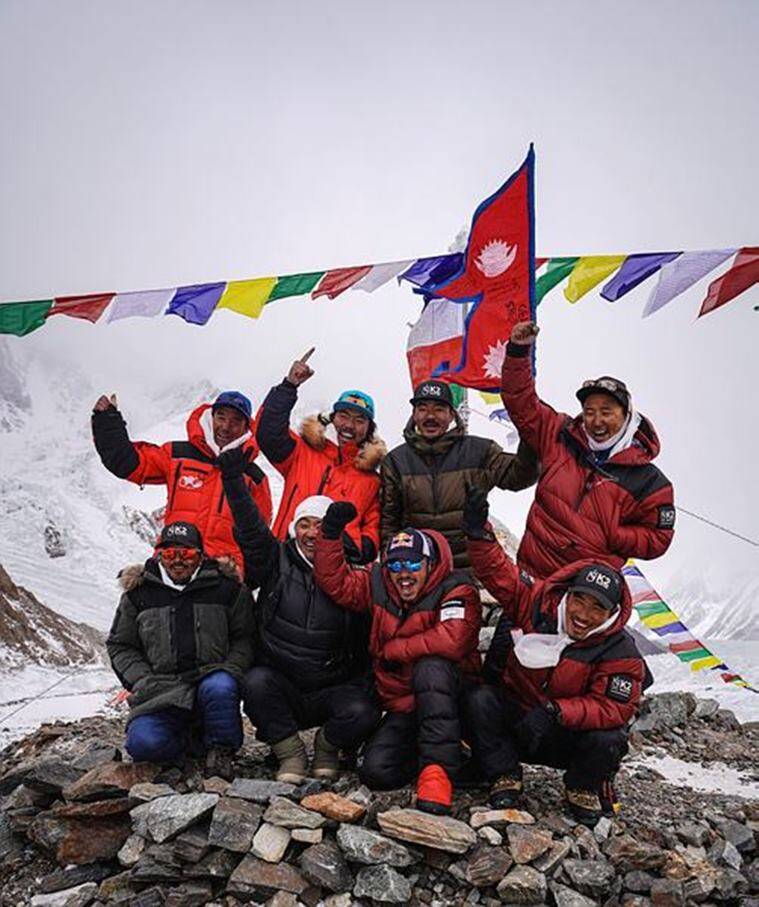 Nepali Climbers Make 'History' with First-ever K2 Winter Summit!