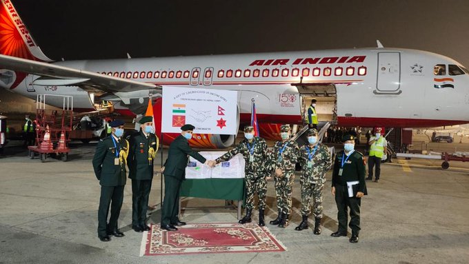 Indian Army Donates 1,00,000 Covishield Doses to Nepal Army!