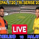Malaysia vs Netherlands: Watch Live Tri-Nation T20I Series