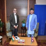 Indian Ambassador to Nepal and Nepal Minister for Physical Infrastructure and Transport