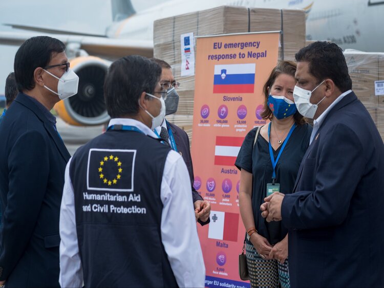 Nepal Receives COVID-19 Aid from Austria and Other Countries
