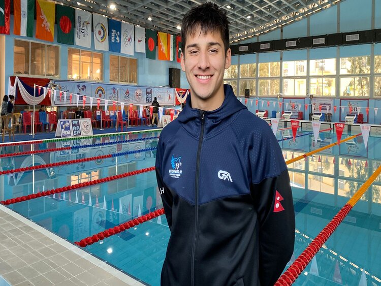 Nepali swimmer Alexander sets the bar high at Tokyo Olympics