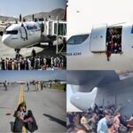 Shocking Video Shows Afghans Falling off Plane Mid-air!